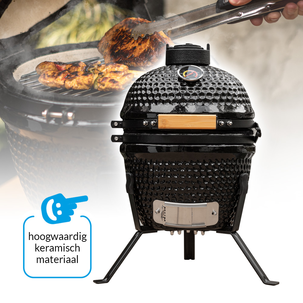 Kamado BBQ Compact - Ideaal voor slow roasting